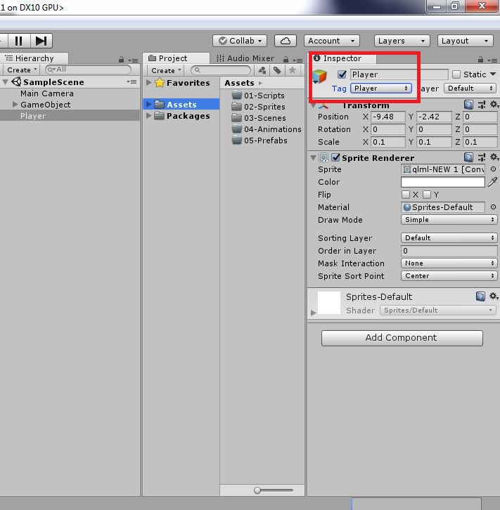 تگ در یونیتی تگ در یونیتی