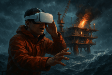 شبیه سازی آتش سوزی شبیهسازی فرآیندها با VR