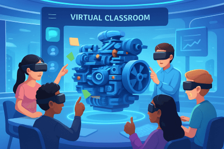 آموزش مکانیک آموزش مکانیک با واقعیت مجازی