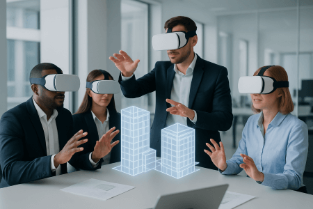 گروهی معمار در حال انجام دادن پروژه واکنش مردم